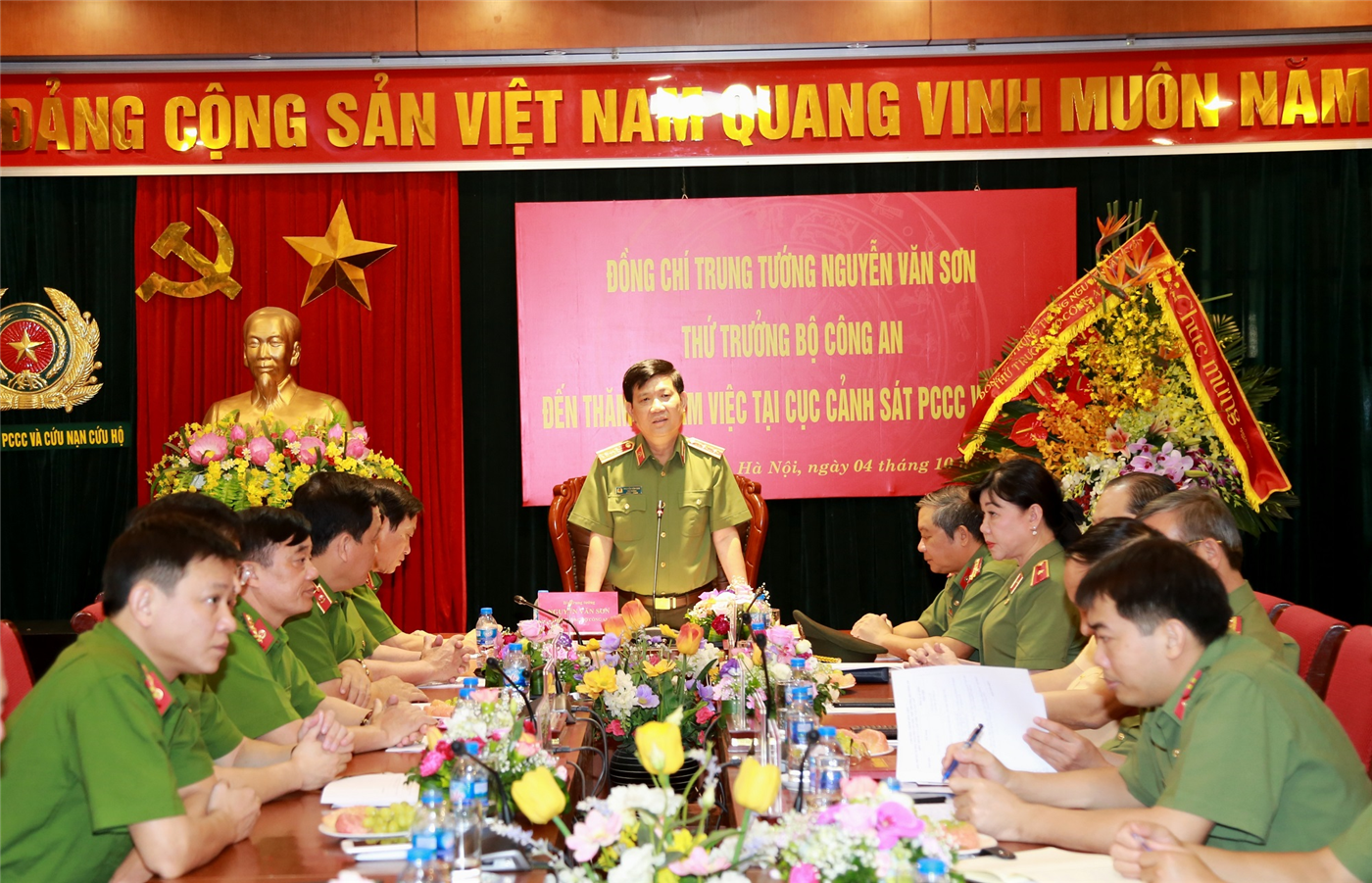 Buổi làm việc với Cục Cảnh sát Phòng cháy, chữa cháy