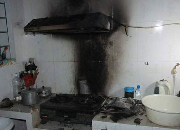 Một vụ cháy nổ do bếp gas