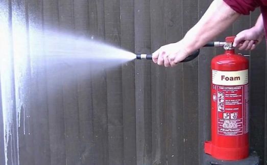 Cách sử dụng bình chữa cháy bọt Foam