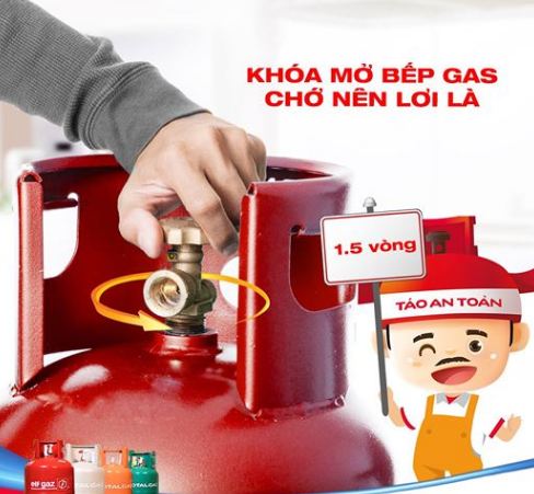 Khóa van bình gas