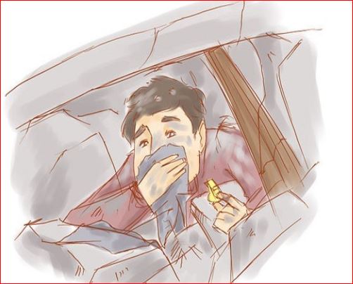 bạn bị mắc kẹt trong đống đổ nát do động đất