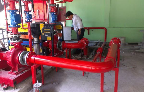 Lắp đặt máy bơm chữa cháy