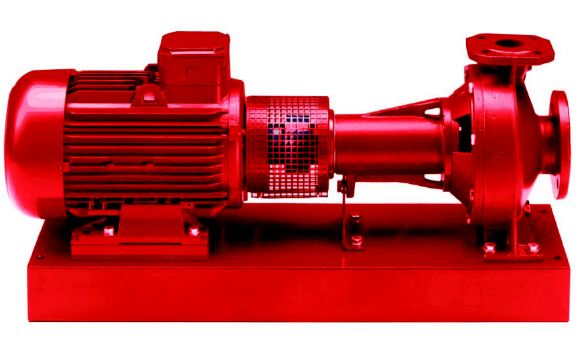 Máy bơm điện chữa cháy rời trục