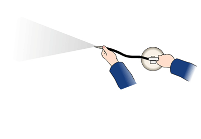 Bước 4. Xịt qua xịt lại đám cháy