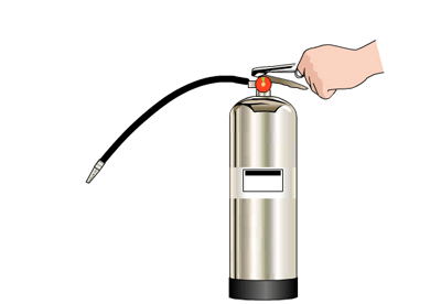 Bước 1. Rút chốt hãm niêm chì bảo vệ