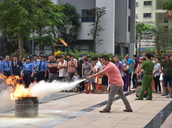 Buổi diên tập phòng cháy chữa cháy