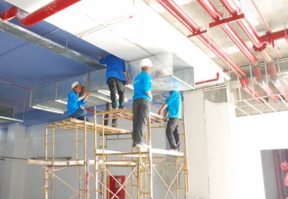Thi công đường ống dẫn nước chữa cháy