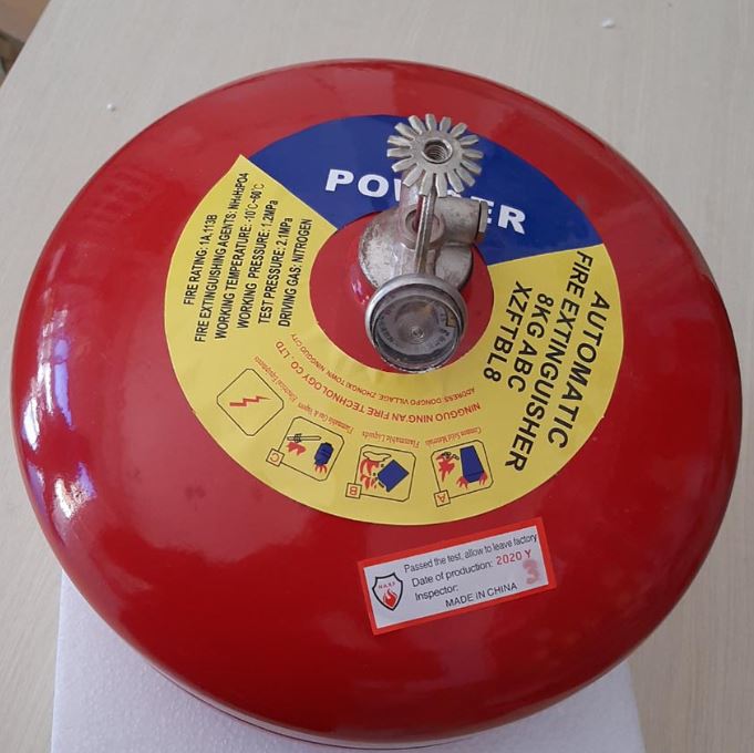 Quả cầu chữa cháy 8kg bột ABC XZFTBL8