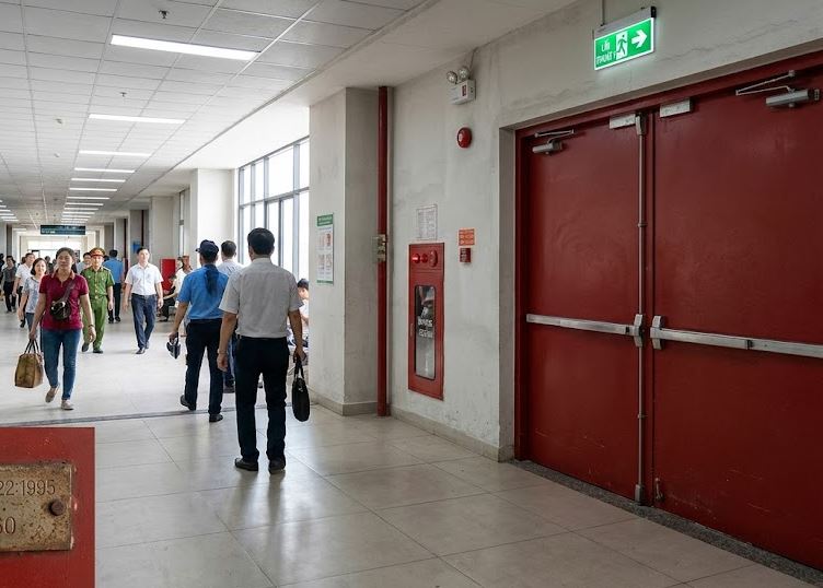 Cửa thép chống cháy EI 90 phút