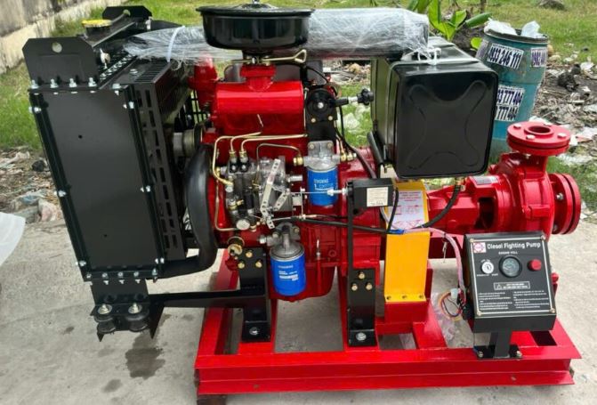 Cấu tạo và nguyên lý hoạt động của máy bơm chữa cháy diesel