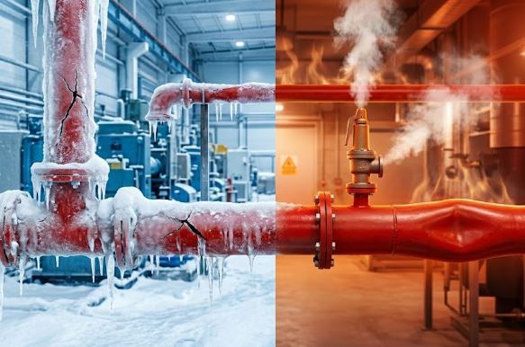 Ảnh hưởng của nhiệt độ môi trường đến đường ống chữa cháy