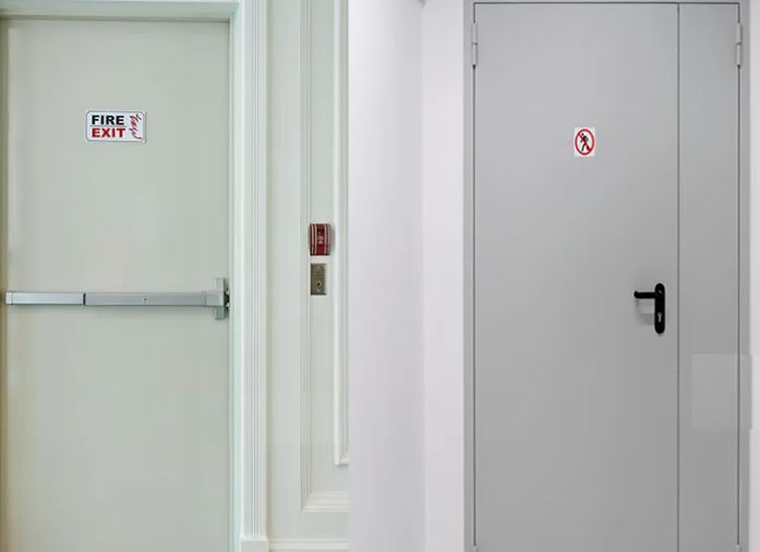 Phân biệt cửa chống cháy và cửa thép thông thường