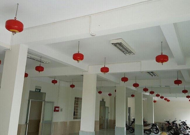 Diện tích bảo vệ của quả cầu chữa cháy treo trần