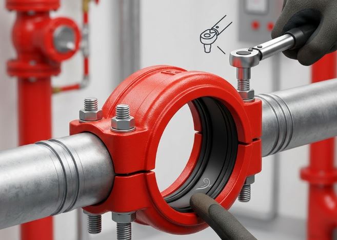 Những lưu ý khi sử dụng khớp nối rãnh cho đường ống chữa cháy