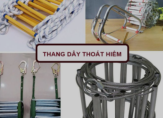 Nên lựa chọn loại thang dây thoát hiểm nào?
