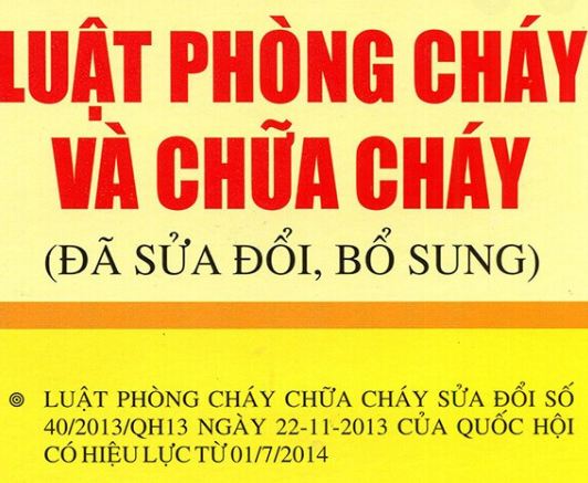 Luật phòng cháy chữa cháy sửa đổi năm 2013